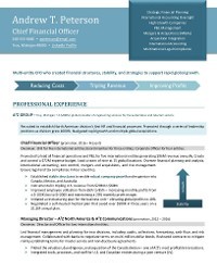 Chief Financial Officer Chief Financial Officer